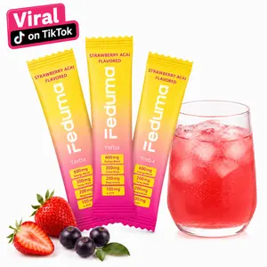 Happy Cleaner Cutting Mix Powder | Berberine | Chromium | 5-HTP | Natural Yerba Mate | Magnesium | Strawberry Acai |