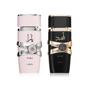 (2pc Bundle Pack) Yara + Asad by Lattafa EDP Spray, 3.4oz