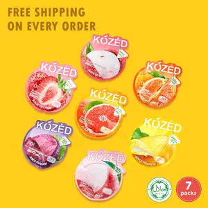 Kozed Peelable Gummy Candy -7 Mixed Flavors VarietyPack, Fun Fruity Roll Party Snack—Valentine's Day Gift，Chewy Sweet Treat withJuicy Flavor