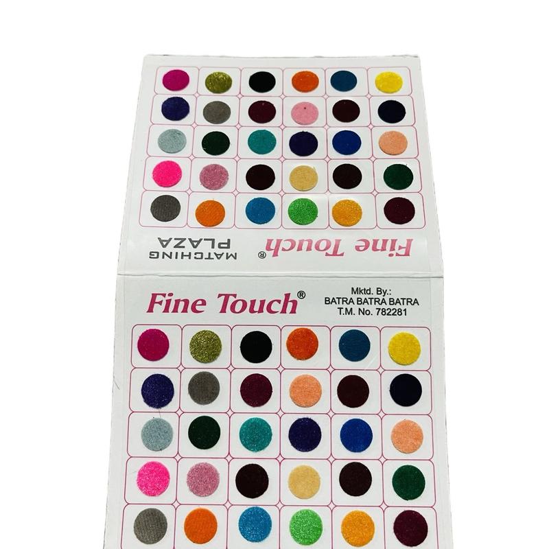 Beautiful multicolor velvet Tika / Bindi