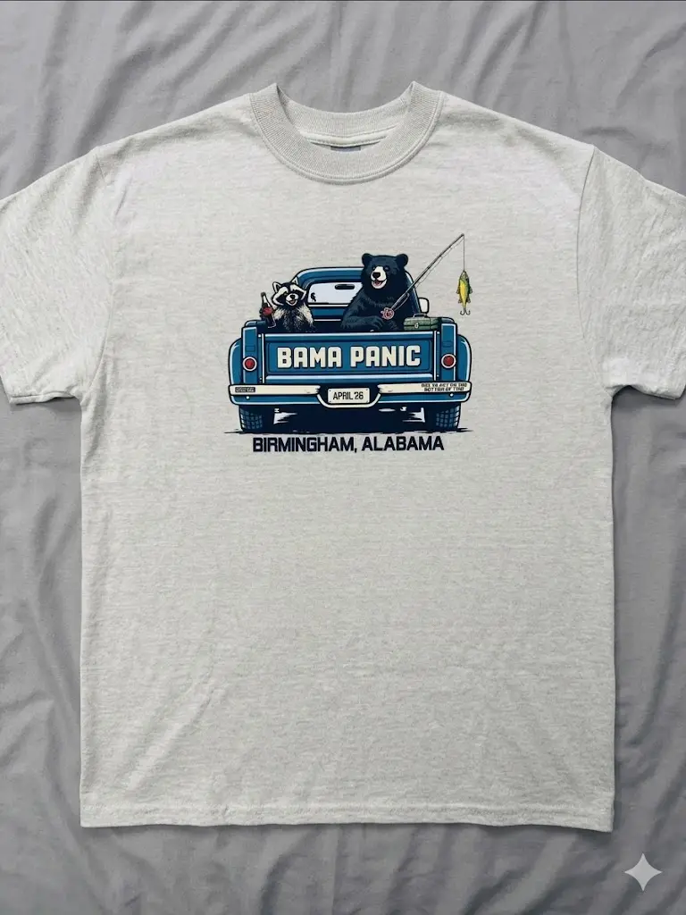 [SALE UP TO 40% ] Vintage Widespread Panic Birmingham 2026 t-shirt BAMA PANIC tee