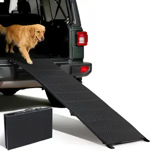 71" Dog Ramp for Large Dogs — Heavy-Duty Folding Pet Ramp for SUVs, Trucks & Cars, Supports Up to 350lbs summerwins