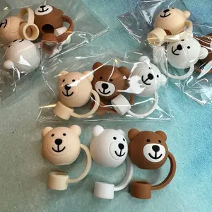 Bear Straw-topper set for Larger Straws 10mm Drinkware