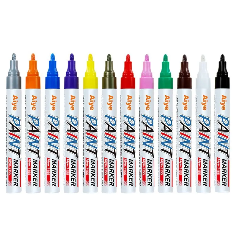 Multi-Purpose Waterproof Tire Paint Pen,Quick-Dry,Fade-Resistant,Easy Application.Permanent Oil-Based Marker for Rims Car Wheel Repair,Tire Coating Maintenance Markers Pens.DIY Custom Lettering Auto Detailing Tool.Car Exterior Accessory for Tires Vehicles