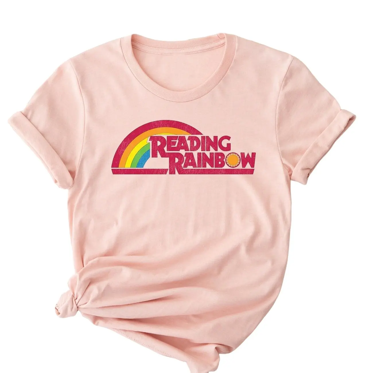 Reading Rainbow Shirt, Retro Librarian Shirt, Teacher Appreciation Shirt, Retro Comfort Rainbow School Shirt, Book Lover Gift, Bookworm Tee