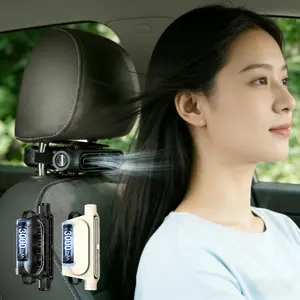 2026 Upgraded Portable Car Seat Cooling Fan,Built-in 3000mAh Rechargeable Battery,3-Speed Adjustable Airflow,Suitable for Drivers,Passengers,Kids & Pets,Fits Most Cars,SUVs, RVs &  Boats.MothersDayGift