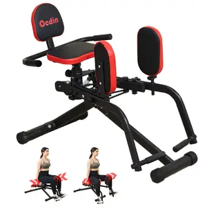 Hip Abductor Adductor Machine Adjustable Resistance Inner Outer Thigh Glute Trainer Home Gym Fitness Equipment