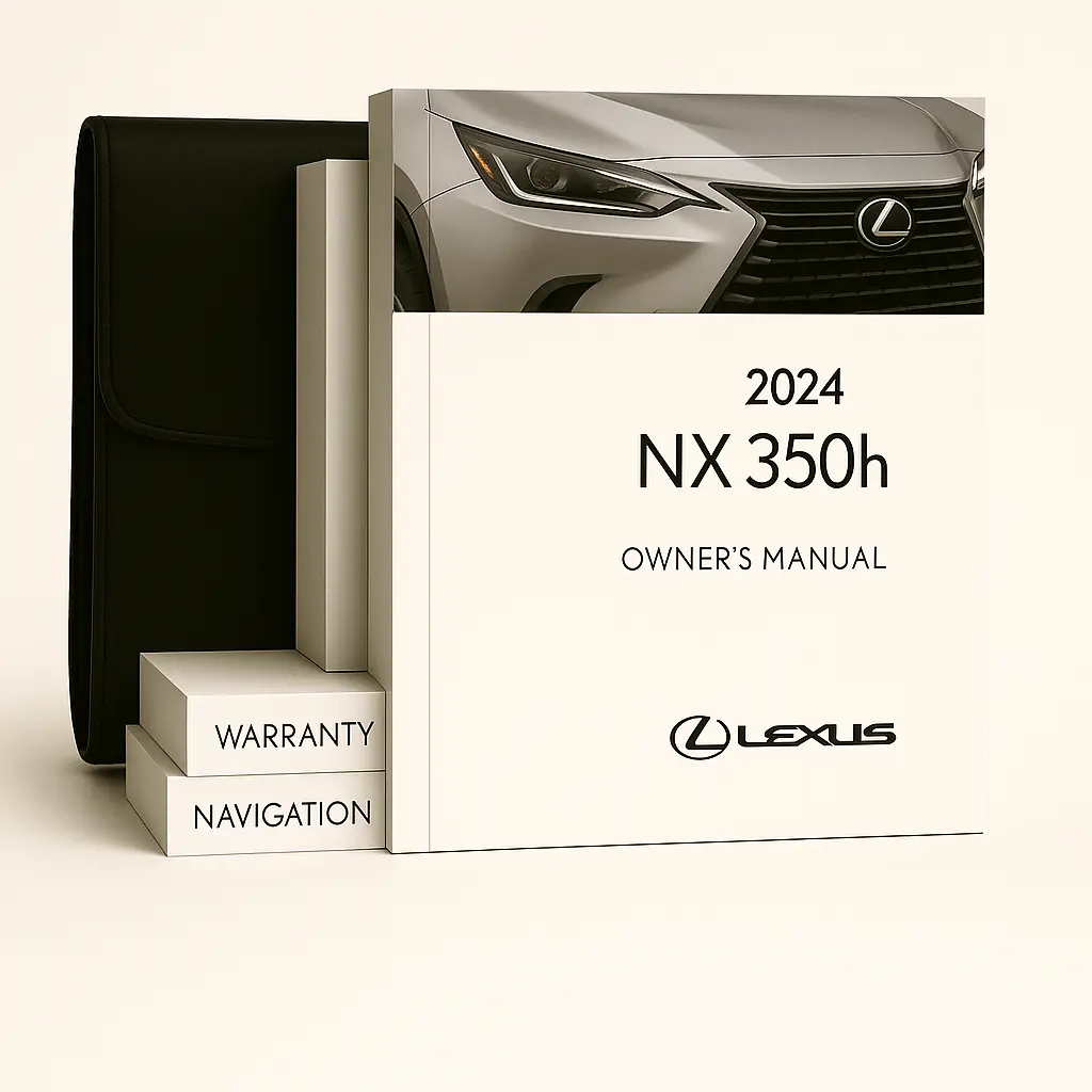 2024 Lexus NX 350h Owners Manual - Complete Set