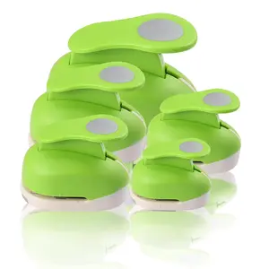 Circle Paper Punch Set, 3/8 inch, 5/8 inch, 1 inch, 1.5 inch, 2 inch, 5 Different Size Circle Punches for Crafting Designs, Office Supplies, Card Making, DIY Albums, Photos