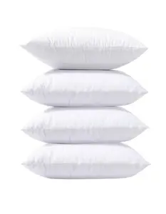 Pack of 4 Hypoallergenic Throw Pillow Inserts 45x45 cm/18x18 Inch