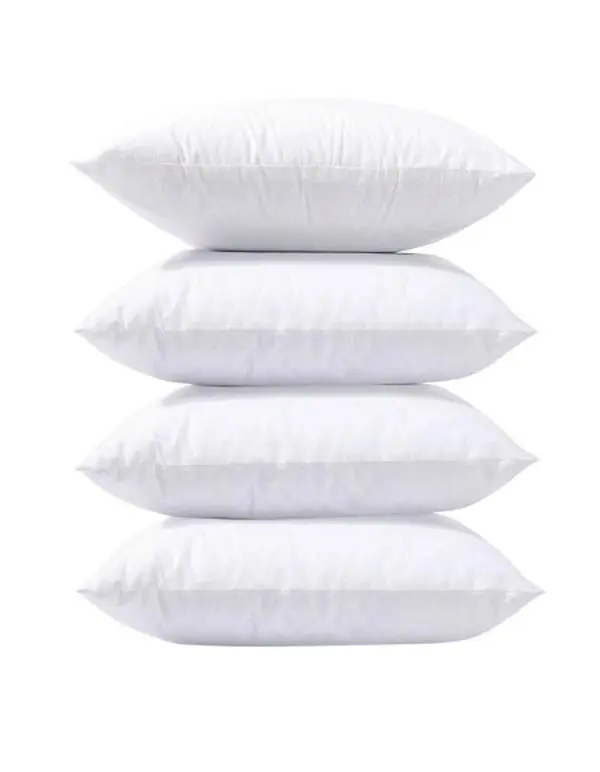 Pack of 4 Hypoallergenic Throw Pillow Inserts 45x45 cm/18x18 Inch