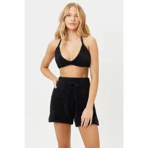 Frankie's Bikinis Rebel Fuzzy Shorts