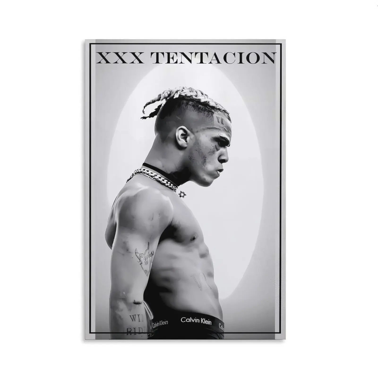 XXXTENTACION Album Cover Wall Art Poster - Vintage Hip Hop Rapper Tribute Home Decor, Ideal Gift for Music Fans for Bedroom, Gaming Room, Room Decor
