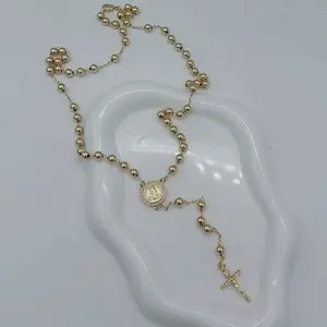 Rodriguezjewelry # 3701 Rosary (6mm) 17 inch