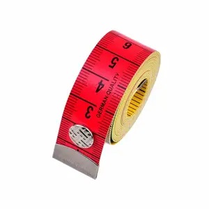 Durable PVC Fiber 60 Inch Portable Soft Tape Measure, Easy-To-Read Inches/centimeters, Metal Ends for Body Measurement and Cutting, Perfect for Sewing Projects, Measuring Tape