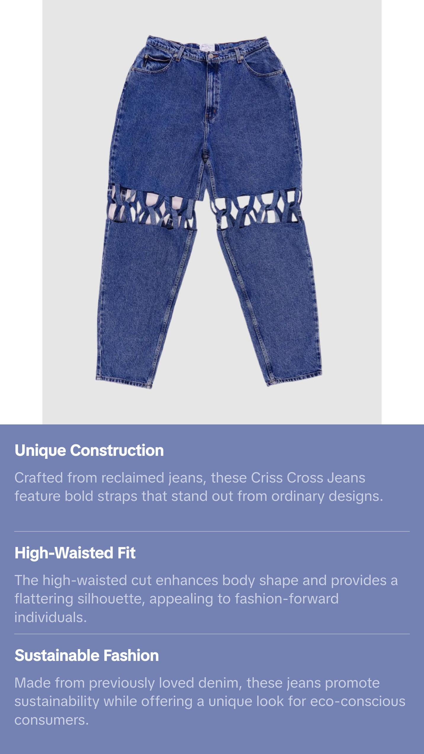 Criss Cross Jeans (size 14)