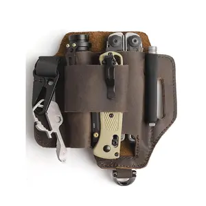 Men's Casual Solid Color Belt Bag, Multi-functional Waist Bag, Durable Outdoor Hiking Multitool Kits for Fishing Hunting Foraging, Casual High-quality Daily Commuting Bag