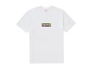 Supreme Men's Los Angeles Fire Relief Box Logo Tee White, from StockX