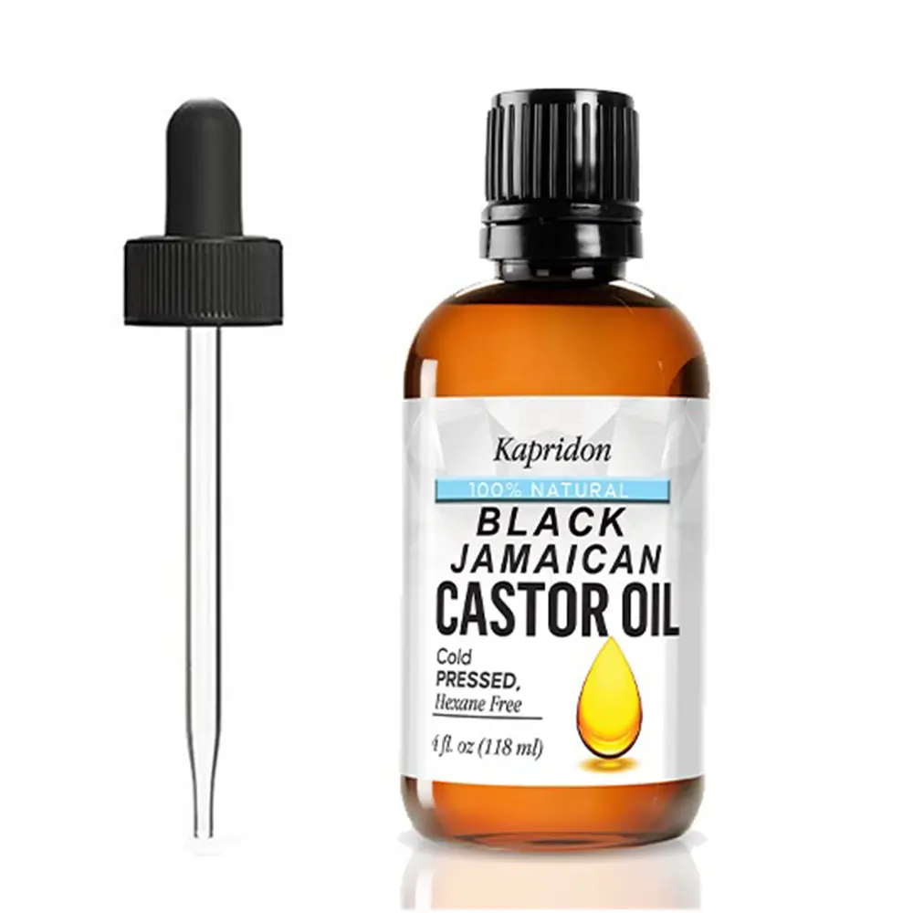 Kapridon's 100% Pure & Natural Jamaican Black Castor Oil - Silicone Free, Fragrance Free Body Care Moisturizing Gentle Pack