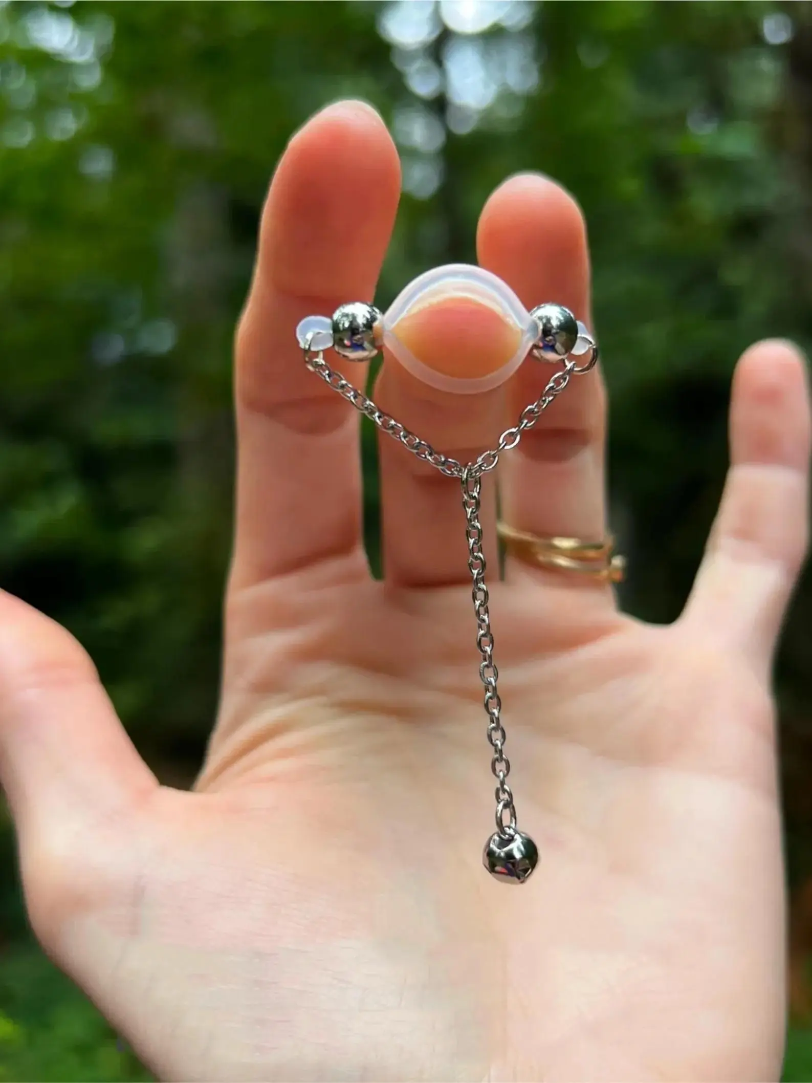 Non Piercing Nipple Silicone Noose, Adjustable Nipple Jewelry, Fake Body Piercing Chains, Non Pierced Fake Nipple Rings for Women, Chain Included, Body Jewellery