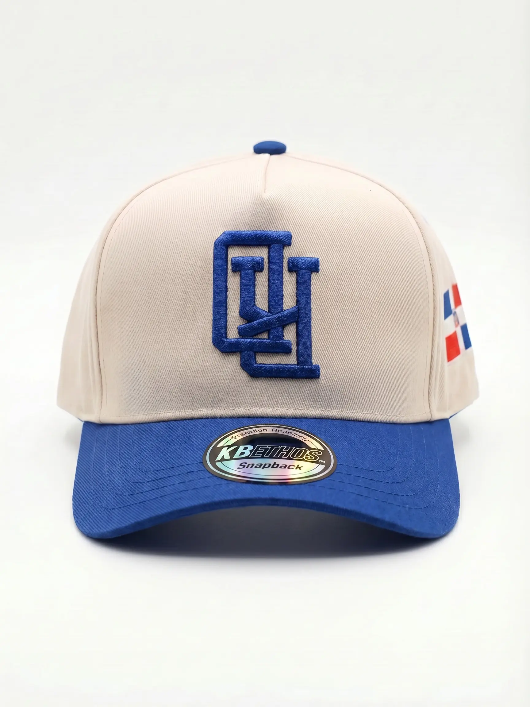 Blue DOMINICAN 'Upside Down RD Logo' A-Frame Snapback