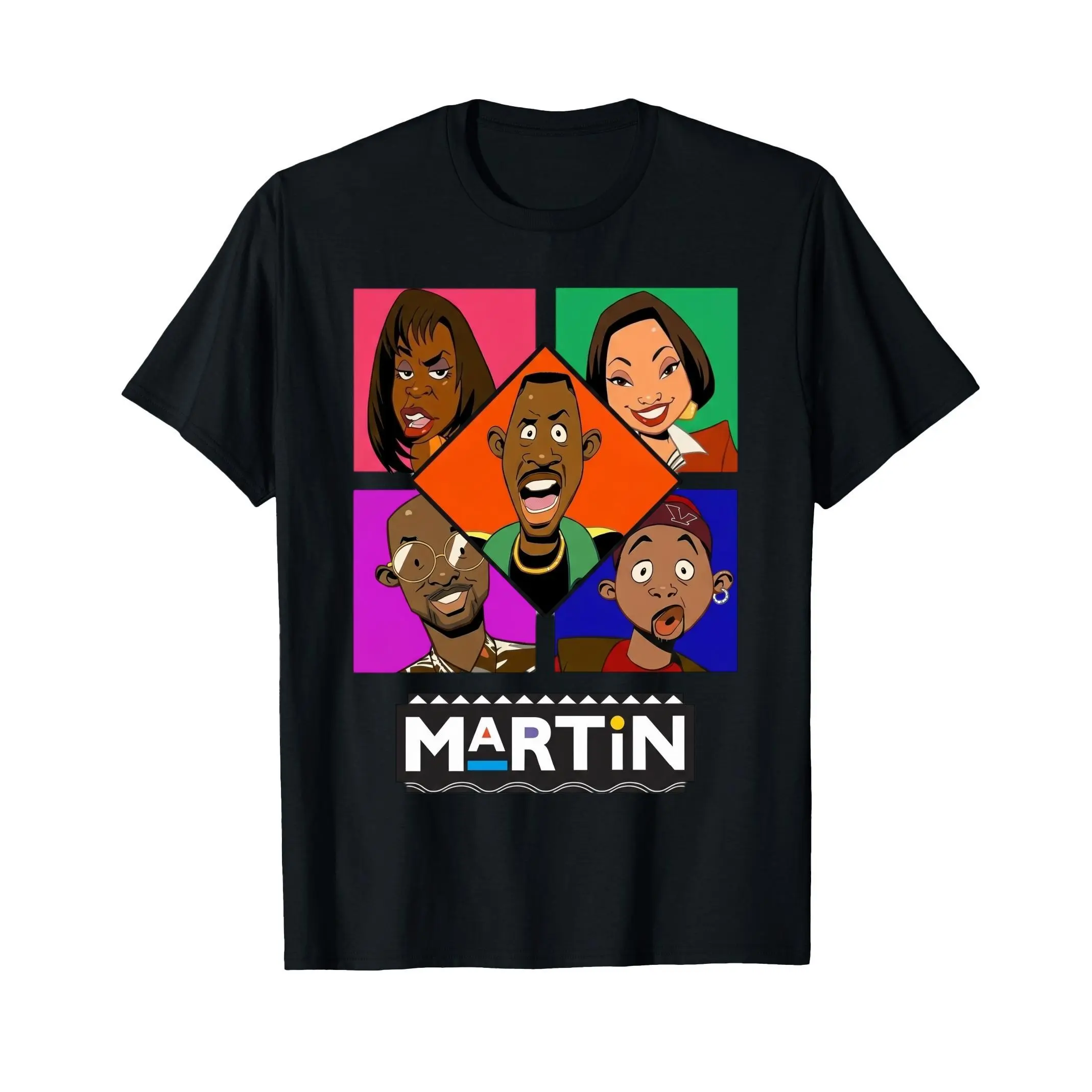 [100% Cotton] Martin TV Show Cartoon Vintage T-Shirt, Martin Unique Shirt, TV Series Shirt, Martin Payne Shirt, Martin Lawrence Shirt Summerwins