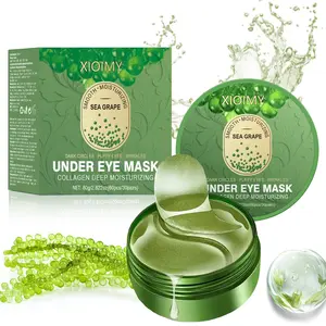 60pcs Seaweed Collagen Eye Mask, Strong Hydration, Intensive Hydrate, Soft Moisturizing, Hydrating, Brightening Effect, Radiant, Suitable for All Skin Types