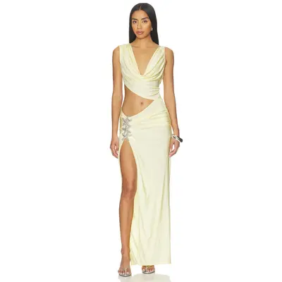 yellow dress sleeveless Tnuck Sport Lemon Yellow Georgia Golf Dress Lemon Yellow / L