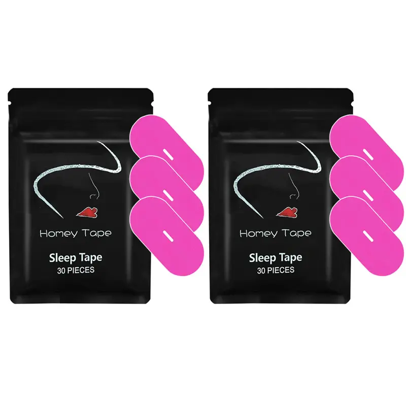 Mouth Tape for Sleep with hole, better for newer Gentle Soft Mild Anti-Snoring Sleep Tape 30/60 Pieces Breathable Ultra Hypoallergenic Comfortable Solution mouth  tape  sleep