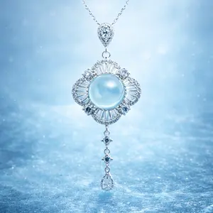 Natural Jade Necklace & Ring for Women | Elegant Light Green Gemstone Jewelry | Old Money Aesthetic Luxury Pendant | Perfect Gift for Her | Minimalist Fine Jewelry