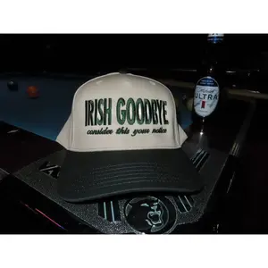 Irish Goodbye Hat, Irish Goodbye Expert Embroidered Baseball Cap, Funny St Patricks Day Gift