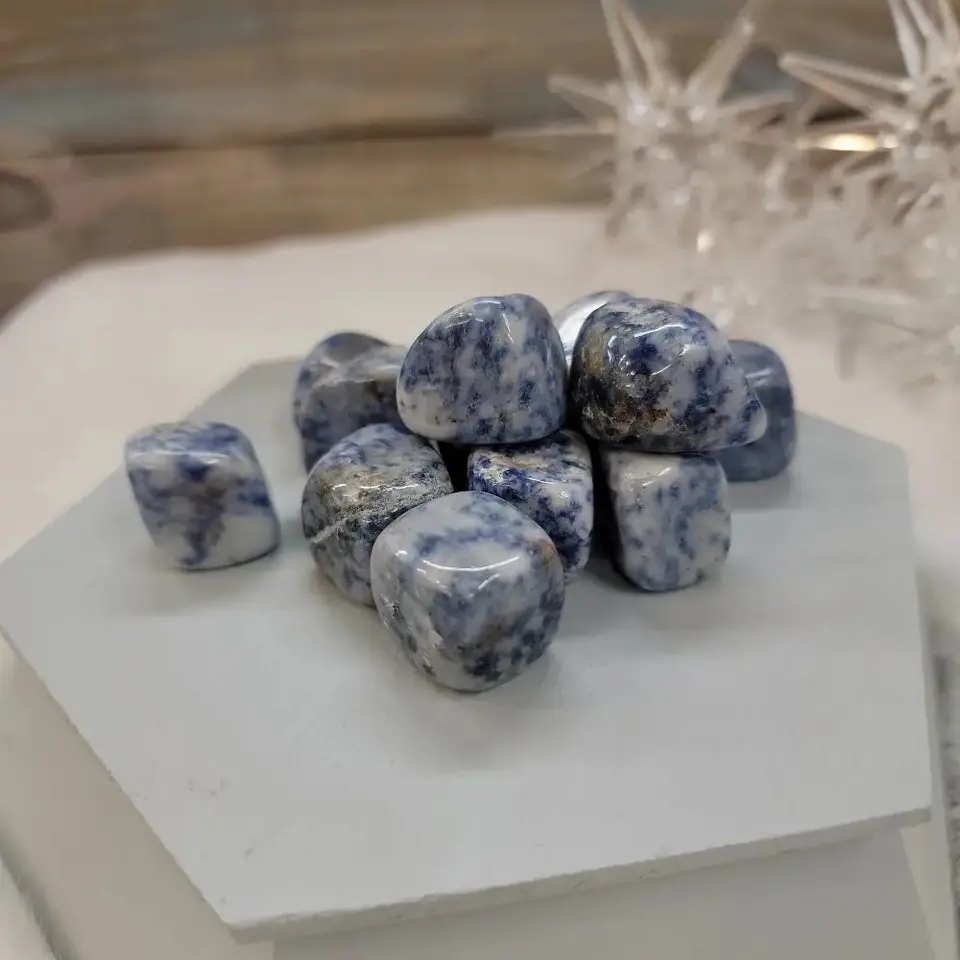 💙✨ Blue Spot Sodalite Tumble – Calm, Insight and Communication 🌊