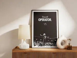 Carlos Sainz | Mexico 2024 x Smooth Operator Black and White Formula 1Poster