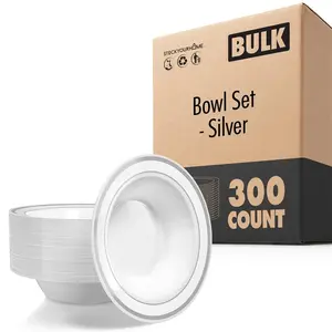 Bowl Set - Silver (300 Pack)