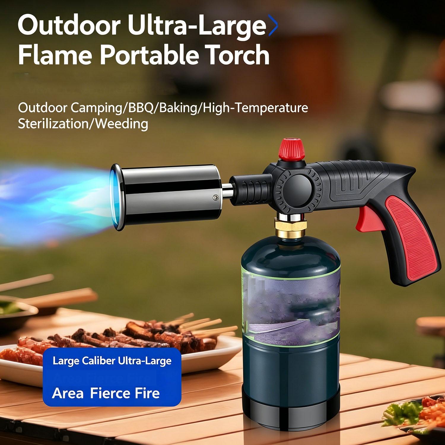 Grill Torch Charcoal Torch Propane connection interface Lighter Campfire Starter Sous Vide Kitchen torch Grill & Cooking Propane Torch