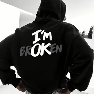 Men's Trendy Kangaroo Pocket Hoodie – A Comfortable, Versatile Sweatshirt with Street Style for Fall and Winter