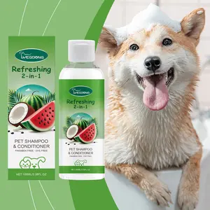 2-in-1 Fragrant Pet Shampoo-Conditioner, Dog & Cat Grooming Cleansing Bath Liquid for Hair Care
