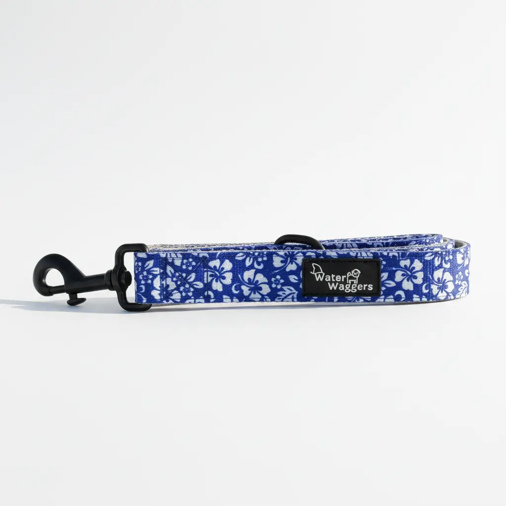 Blue Hawaiian 5ft Dog Leash
