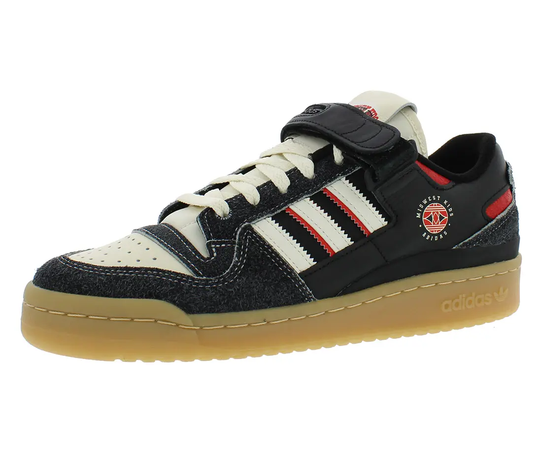 Adidas Forum 84 LO Sport Trainers for Boys, Super Lowpro Trainer Footwear, Laced Sneakers (Midwest Collection)