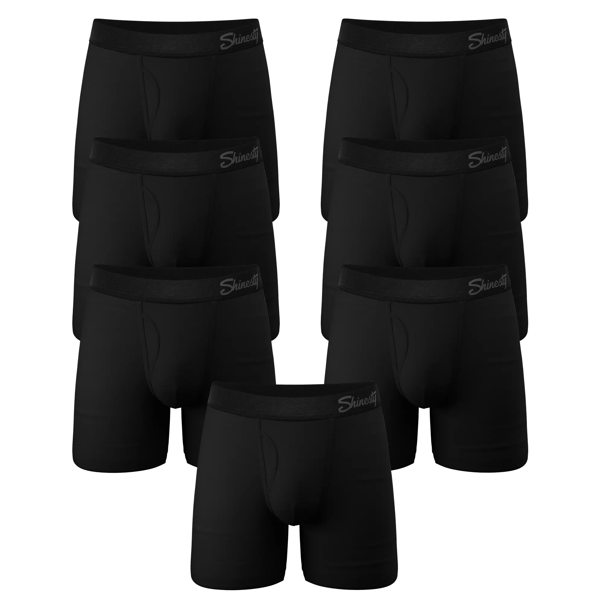 The Threat Level Midnight | Shinesty Black Ball Hammock® Pouch Underwear With Fly 7 Pack The Threat Level Midnight | Shinesty Black Ball Hammock® Pouch Underwear With Fly 7 Pack