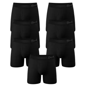 The Threat Level Midnight | Shinesty Black Ball Hammock® Pouch Underwear With Fly 7 Pack