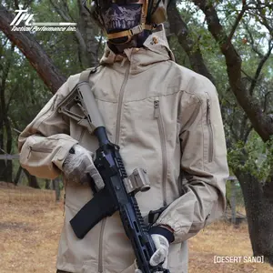 Tactical Performance Inc. ARMA DIMENSION JACKET Tactical Jacket with Removable Hood-Camo, Solid Combat Jacket for Outdoor Use