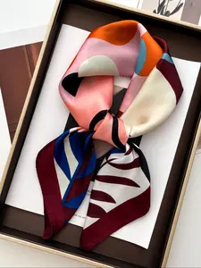 Women's Outdoor Thin Scarf, Fashion Square Headscarf, Luxurious Warm Shawl, Essential Handkerchief for All Seasons, Scarf Head Wrap