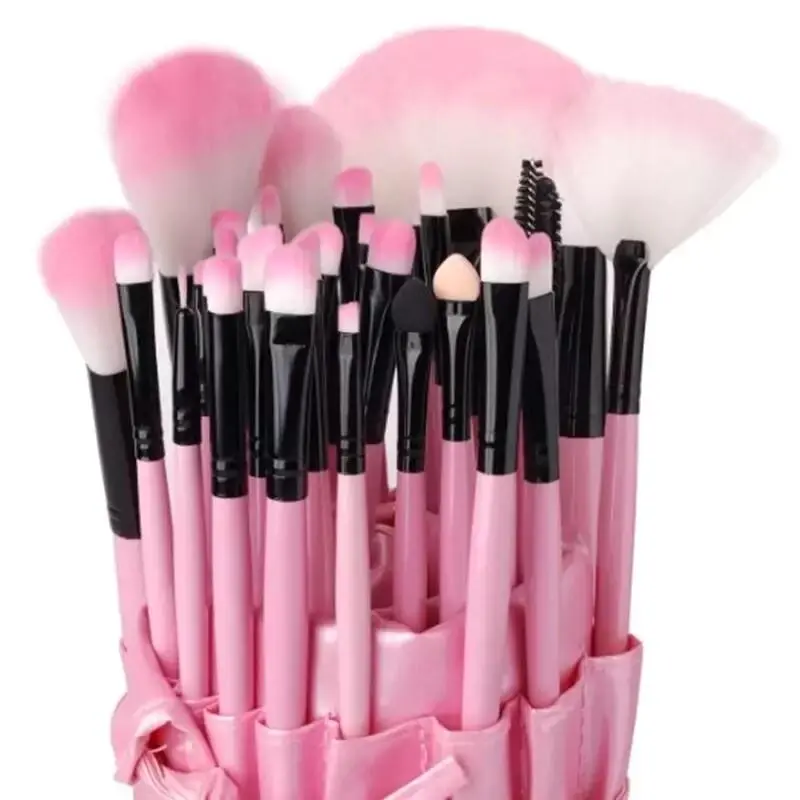 32-Piece Professional Makeup Brush Set for Eyeshadow, Lip, Powder, Concealer & Blusher - Essential Cosmetics Tool Kit for Flawless Application and Stunning Looks