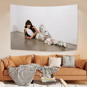 Southern Hip Hop G-gloRilla Tapestry Artistic Textile Decor Easy-Hang microfiber wall hanging creates perfect backdrops for photos or events. Ideal for living rooms, bedrooms & outdoor decor Enhances Ambiance Changeable Decor