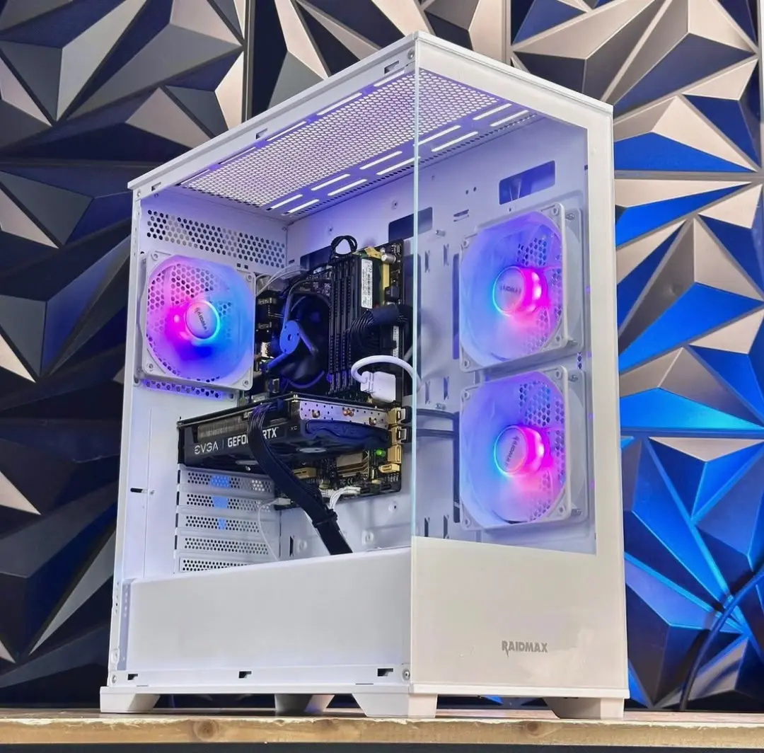 Custom Build ARGB Desktop i7 PC 32 GB RAM 1TB SSD RTX 5060 Win11 GAMING READY