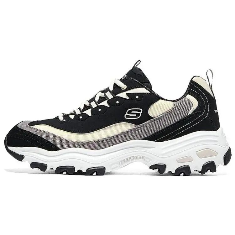 Men's Skechers D'LITES 1.0 Chunky Athletic Trainers - Retro Casual Footwear, Comfortable Walking Shoes with Height Boost