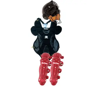 212 MAIN Youth Sizing Softball Catcher's Gear Full Set Pack, Black Softball Protection Equipment