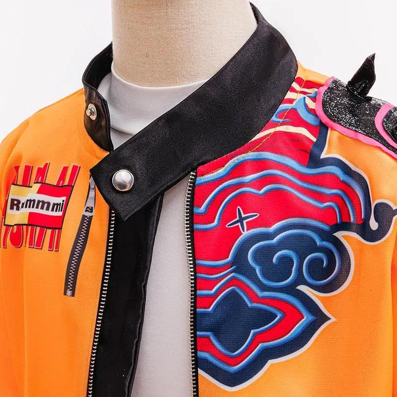 【Christmas gifts】K-Pop Rumi Girls' Costume Set, Halloween Role Play, Character-Based Crop Top, All Seasons Fitted Kint Fabric, Moderate Thickness