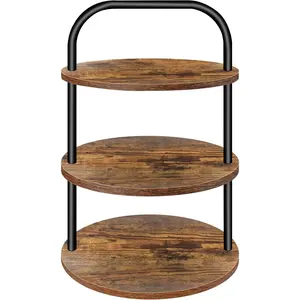 3 Tier Large Wooden Cupcake Stand for 50 Cupcakes Tiered Tray Dessert Display Serving Stand for Party Supplies Vendor Display Farmhouse Decor